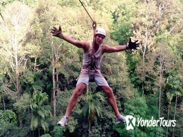 1-Day Rock Climbing and Treetop Zipline Adventure in Krabi