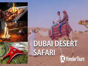 2-DAY DUBAI DESERT SAFARI WITH BBQ DINNER & FERRARI WORLD ABU DHABI