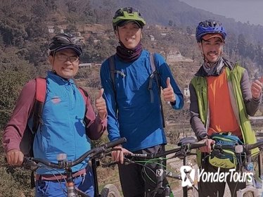 A 3 hour Mountain Biking tour just North of Kathmandu Valley