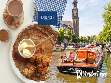 Amsterdam Canal Cruise from Anne Frank House Stop Plus Pancake and Drink