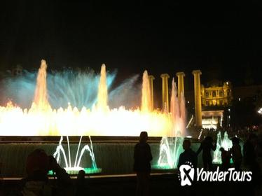 Barcelona by Night Electric Bike Tour and Magic Fountain Show