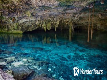 Cenote 2 Ojos and Tulum Experience from Cancun