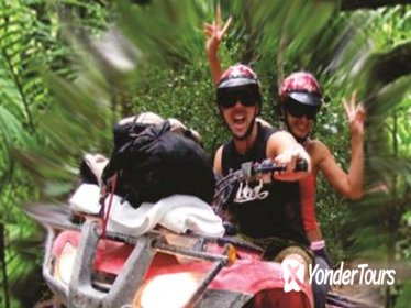 Combo Adventure Tour: Snorkel, Zipline, ATV and Cenote from Cancun