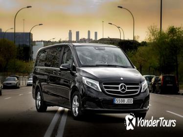 Departure Private Transfer Segovia to Madrid Airport MAD in Luxury Van