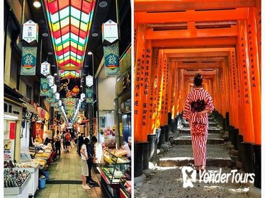 Food Walking Tour in Nishiki Market and Gion District with Fushimi Inari shrine
