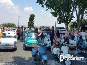Gleaming Italian Classic Car Tour in half day discovering The Best of Rome