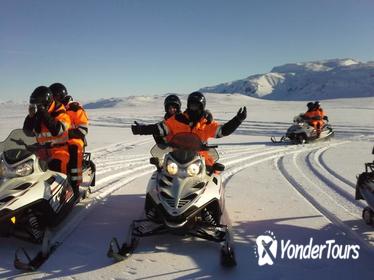 Golden Circle Super Jeep adventure with snowmobiling