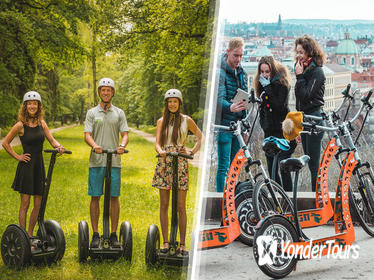 Half-Day Combined Segway and E-Scooter Tour in Prague
