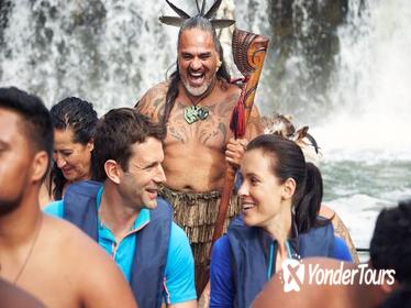 Haruru Falls and Waitangi River Tour on a Traditional Maori Waka with Guide