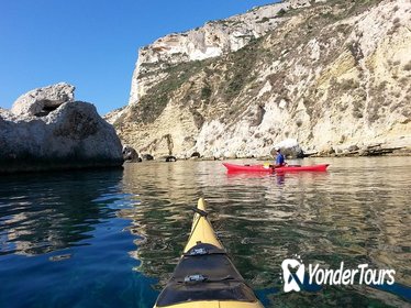Kayak and Trekking Tour at Devil's Saddle from Cagliari