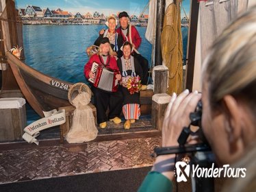 Picture in traditional Volendam costume - Volendam - Amsterdam Region