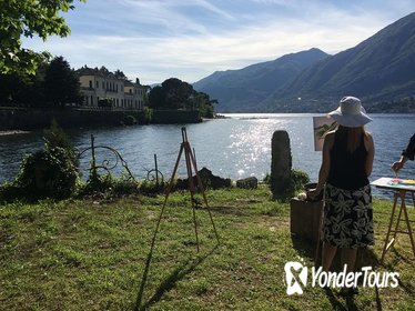 Plein-air Painting Experience on Lake Como and Wine Tasting