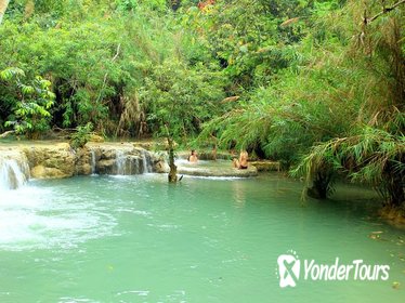 Private Day Trip to Pak Ou Cave and Kuang Si Waterfall from Luang Prabang