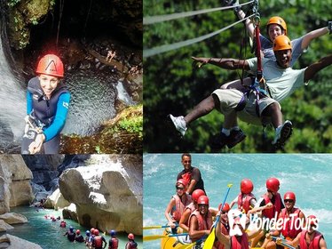 Rafting, Canyoning, and Zipline Adventure from Alanya