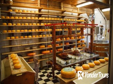 Sightseeing Tour Cheese Factory, Wooden shoe Factory & Windmills from Amsterdam