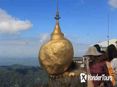 Small-Group Tour: Kyaiktiyo Pagoda and Bago from Yangon with Lunch