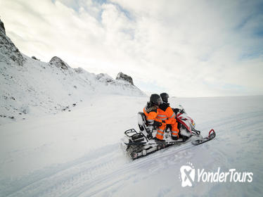 Snowmobiling on Langjökull Glacier with Pickup from Reykjavik