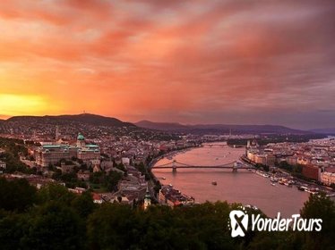 Sunset Helicopter Flight in Budapest