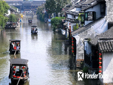 Suzhou Private Essence Tour of Rickshaw Ride and Grand Canal Ride