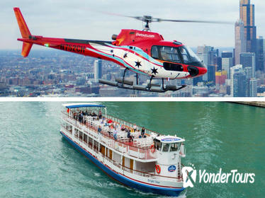 Architectural River Cruise and Chicago Helicopter Tour