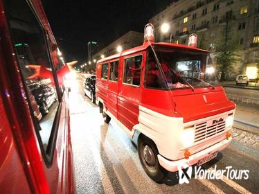 Warsaw Evening Pub Crawl and City Tour in Communist Fire Van