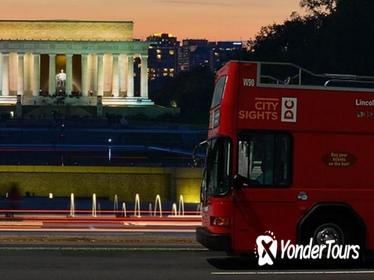 Washington DC Double Decker Bus Guided Night Tour