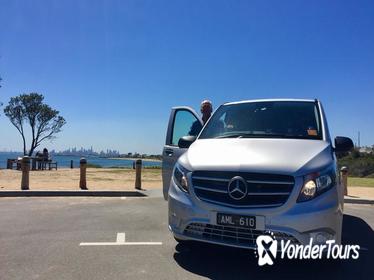 Private Half Day Melbourne City Tour with Local guide and Mercedes Transport