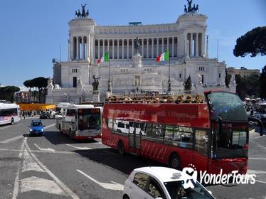 24 or 48hr Hop-on Hop-off Bus Tour with Skip-the-line Roman Forum & Palatine Hill
