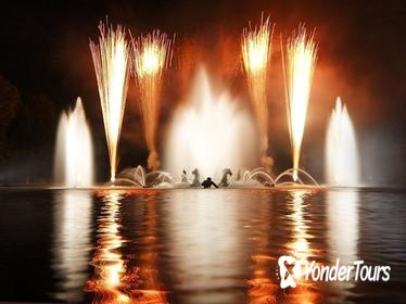 Versailles Night Fountain Show and Fireworks from Paris