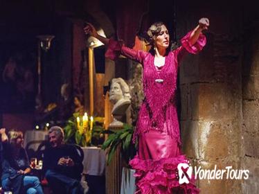 Barcelona Evening Flamenco Show and Gourmet Dinner with Premium Small Group