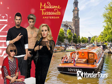 Amsterdam Super Saver: Madame Tussauds Admission Ticket and 1-Hour Canal Cruise