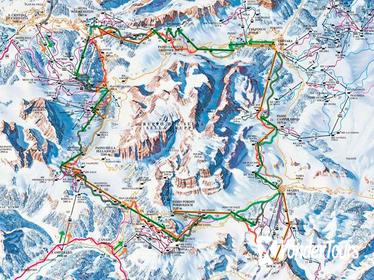 Dolomiti Ski Tour: Sellaronda from Cortina d'Ampezzo