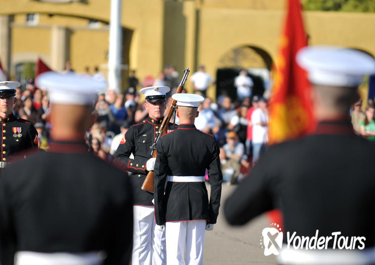 US Marine Corps Sunset Parade