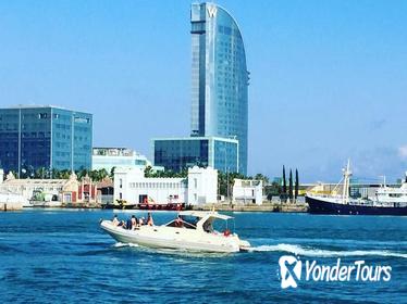 1-hour Private Speedboat Cruise from Barcelona