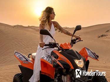 2-Day 30 Mins Quad Bike Safari with Dubai Creek Cruise Dinner