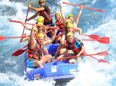 2-in-1 Canyoning and White Water Rafting Adventure with Lunch From Kemer