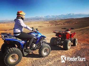 3 hours of Quad biking tour in marrakech palm grove