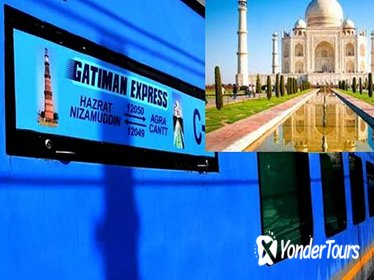 Agra Same day by Gatiman Express
