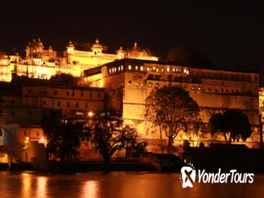 Amber Fort Light and Sound Show with Dinner and Private Transport in Jaipur