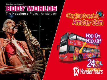 Amsterdam Combo: Body Worlds & City Sightseeing Hop-On Hop-Off Tour
