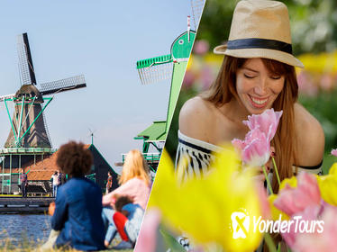 Amsterdam Super Saver: Windmills Zaanse Schans, Marken, Volendam and Keukenhof with Flowerfields
