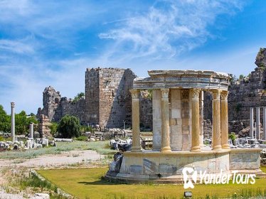 Ancient cities of Side and Aspendos and Kursunlu Waterfall from Alanya