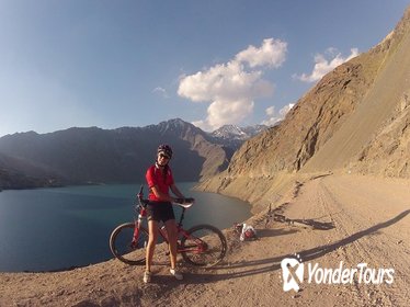Andes Mountain Bike Tour at Embalse El Yeso from Santiago