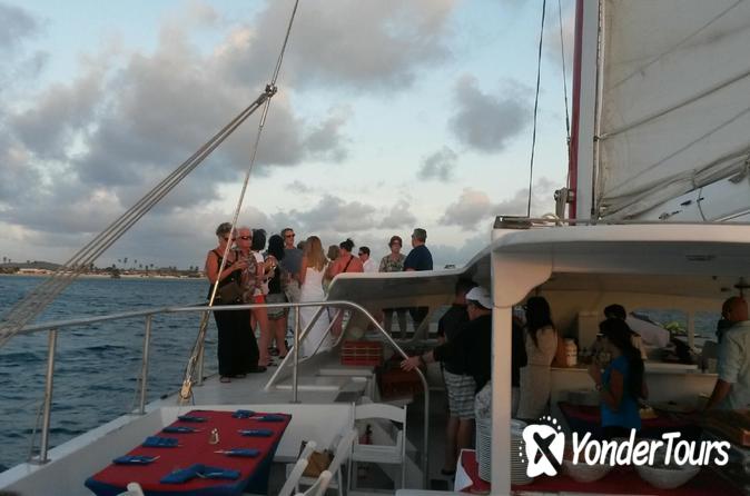 aruba dinner cruise by catamaran