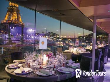 Bateaux Parisiens Seine River Christmas Cruise with 5-Course Dinner or Lunch