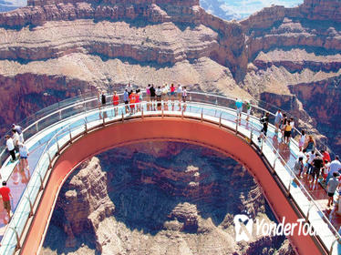 Best of the West Rim: Grand Canyon Air Tour with Optional Helicopter, Boat Ride and Skywalk Admission