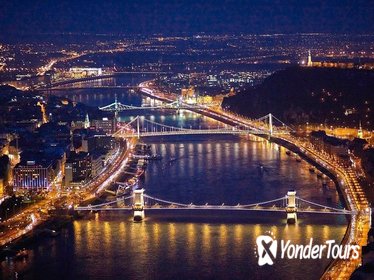 Budapest Night Flight by Private Plane