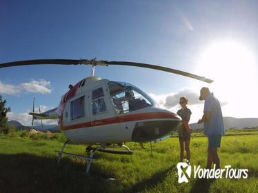 Cairns Helicopter Tour: The Outback, Undara Lava Tubes, Waterfalls and Great Barrier Reef