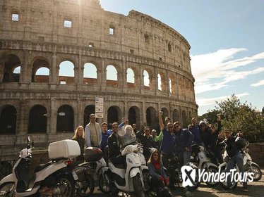 Combo Rome by Scooter and Colosseum Skip-the-line Guided Tour
