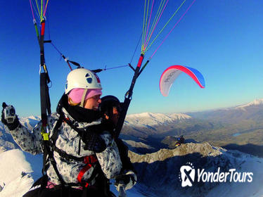 Coronet Peak Tandem Paragliding In Winter